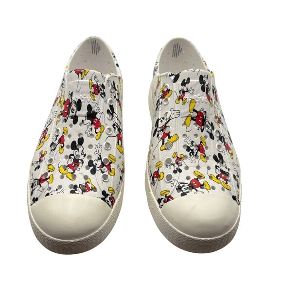 Native Shoes Jefferson Mickey Mouse Print Slip-On Sneakers Kids J3 - Picture 3 of 7